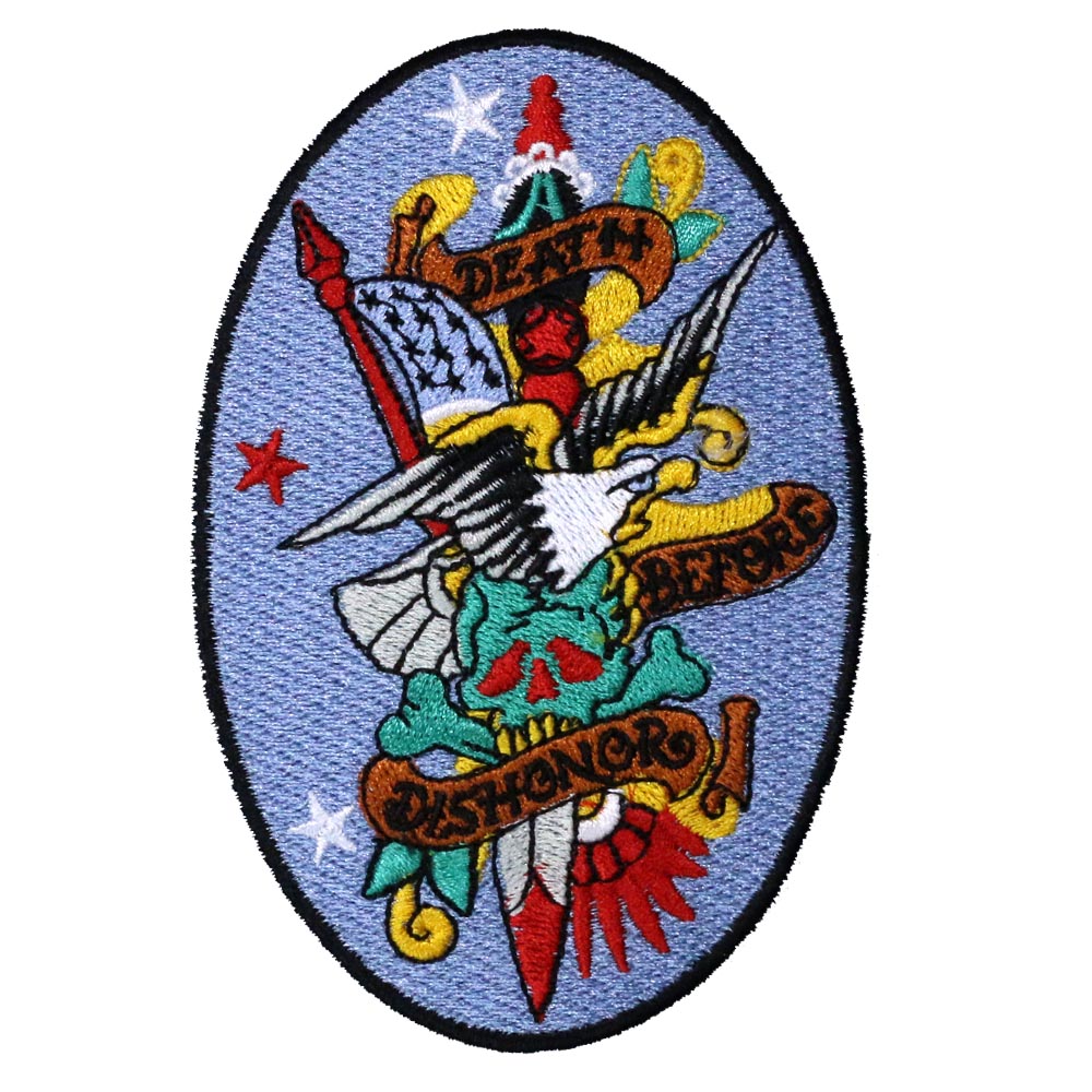 campus chalet - assorted patches - dishonor
